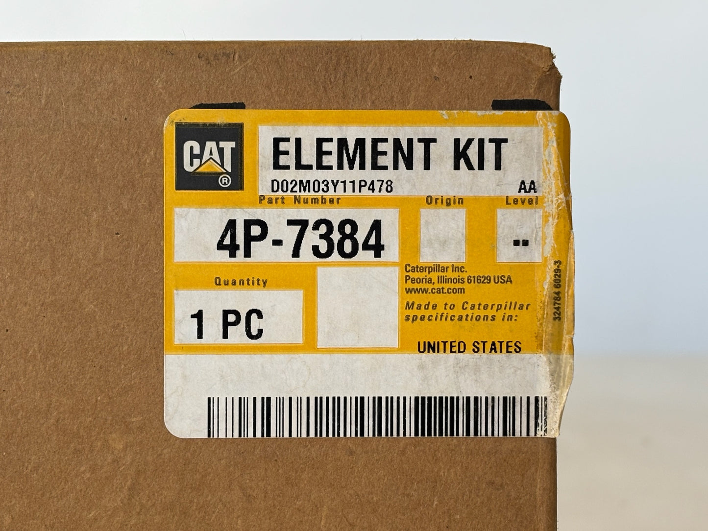 Cat 4P-7384 Element Kit – Enhanced Filtration for Peak Equipment Performance