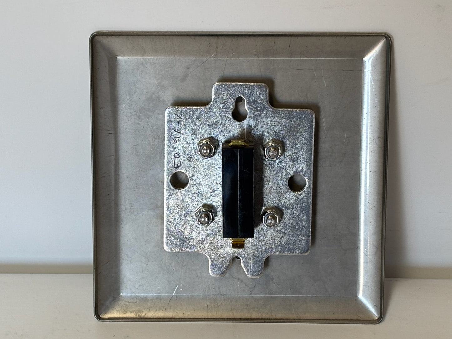 Larco 6S103 Heavy‑Duty Commercial Entry Push Plate Switch Stainless Steel