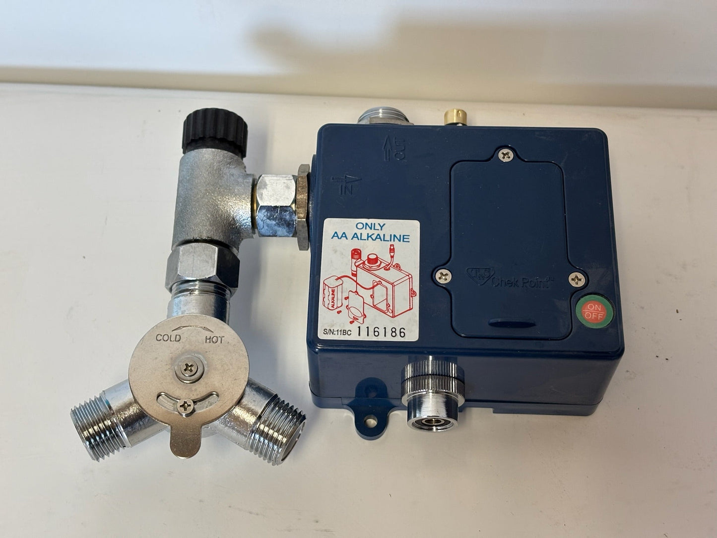 Open Box T&S EC-3100 ChekPoint Deck-Mount Sensor Faucet w/ Gooseneck Spout