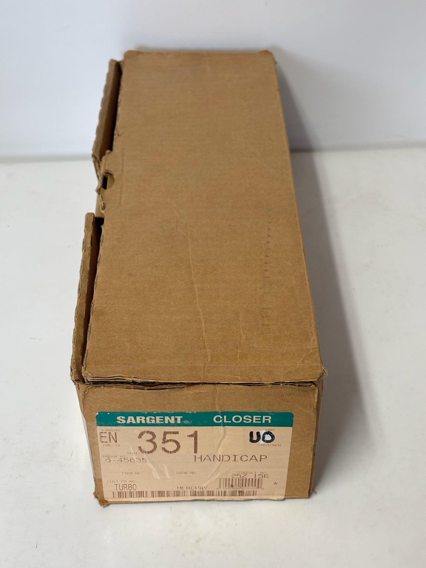 Sargent 351 Heavy-Duty Mortise Lock with Cylindrical Deadbolt and Lever