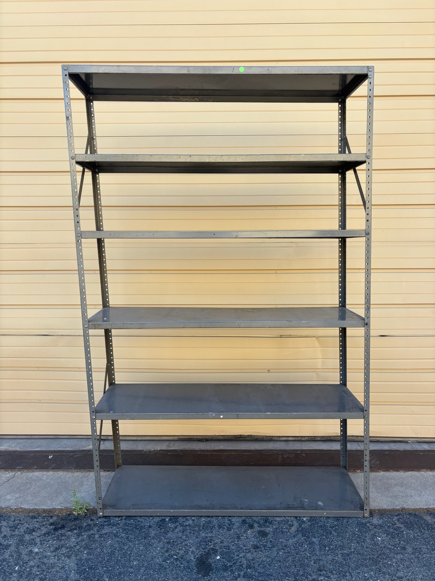 5 Tier Metal Shelf  48 x 15 x 75 (See Photos)