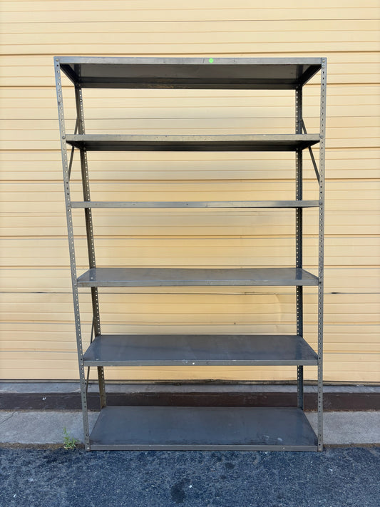 5 Tier Metal Shelf  48 x 15 x 75 (See Photos)