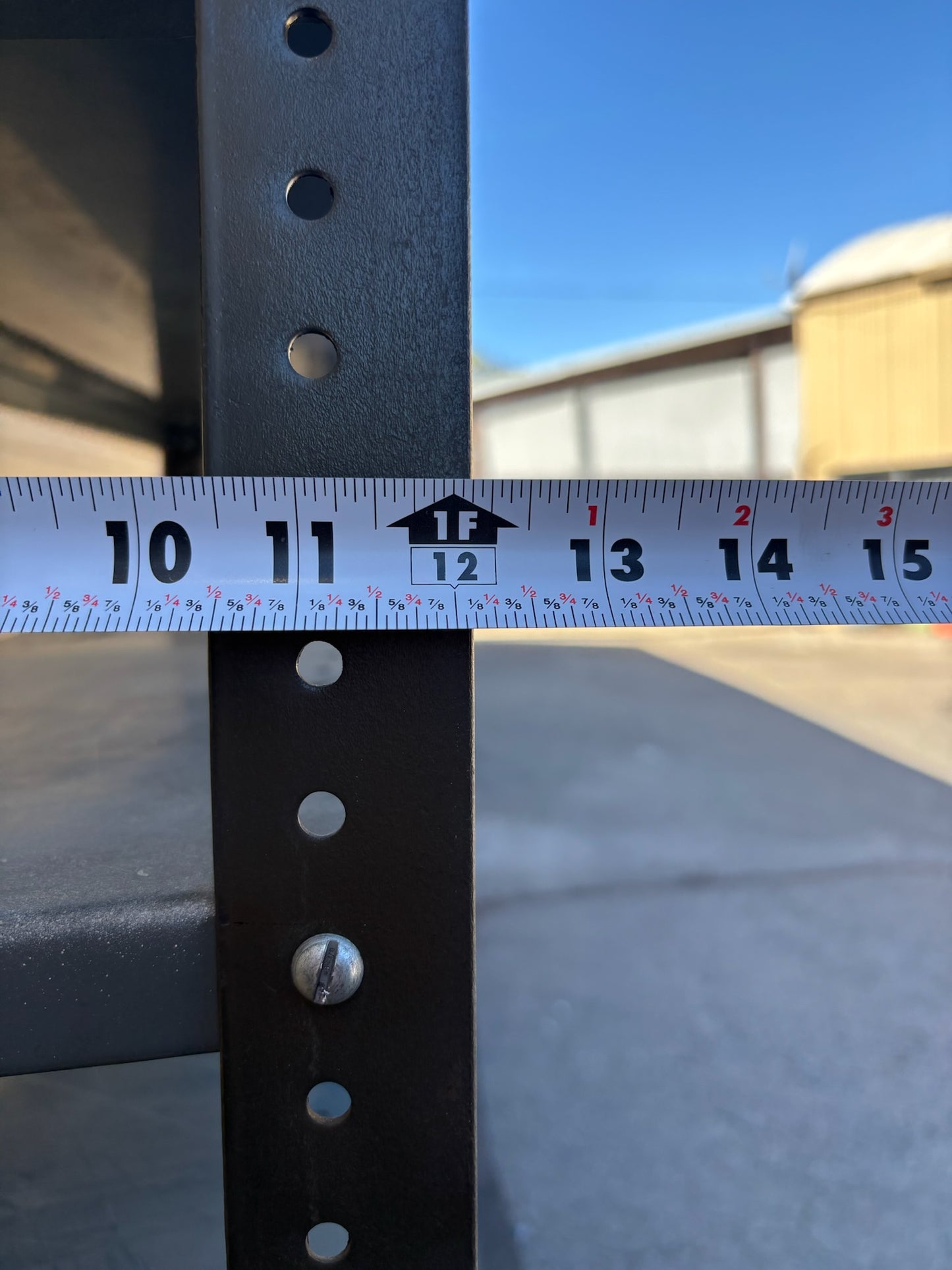 8 Tier Metal Shelf 42 x 12 x 87 (See Photos)