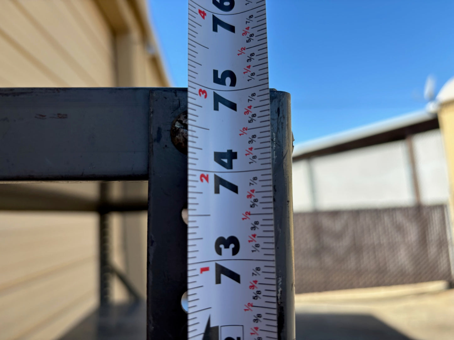 5 Tier Metal Shelf  48 x 15 x 75 (See Photos)
