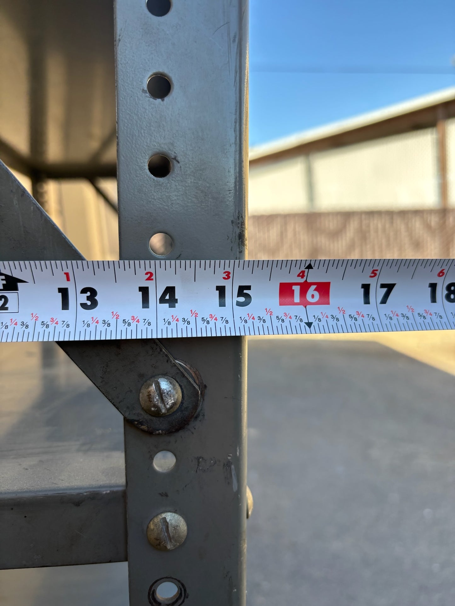 5 Tier Metal Shelf  48 x 15 x 75 (See Photos)