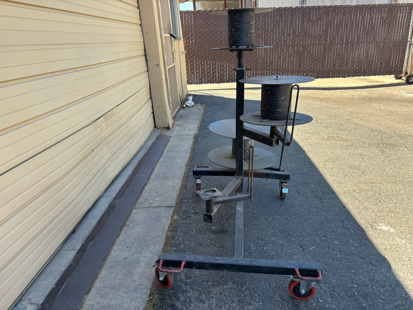 Cable/Wire reel Dispenser Assembly Cart