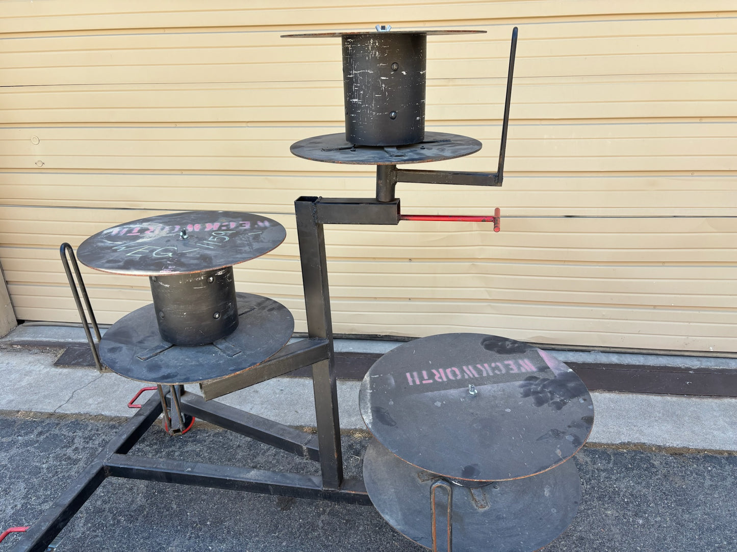 Cable/Wire reel Dispenser Assembly Cart