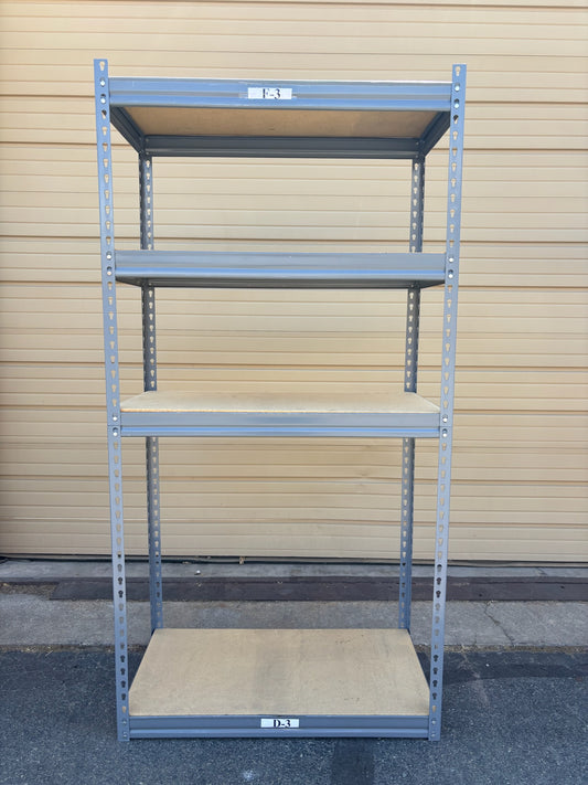 Gray Boltless Metal Shelf (36 x 18 x 72)