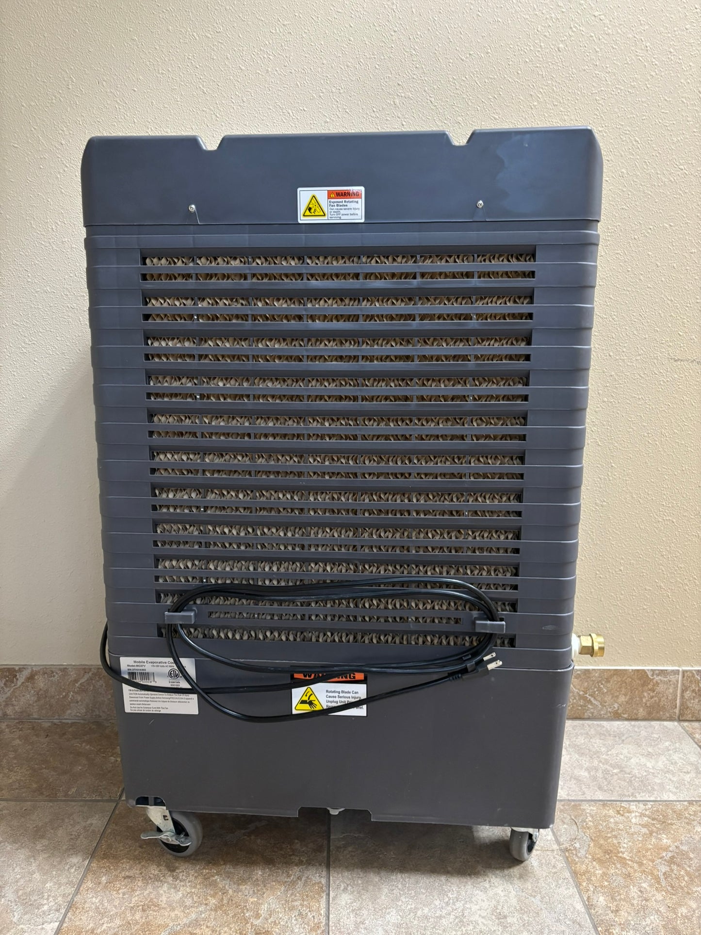 Hessaire MC37V Evaporative Cooler / Swamp Cooler, Gray 3100 CFM (Local Pick)