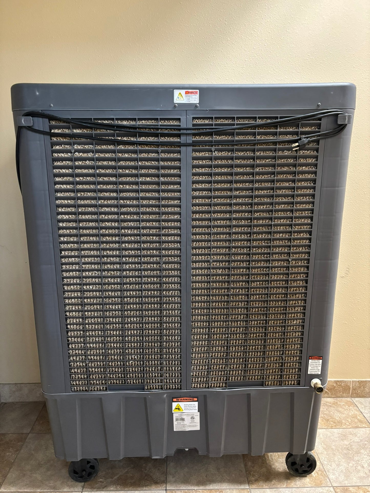 Hessaire MC92V Evaporative Cooler / Swamp Cooler, Gray 11,000 CFM (Local Pick)