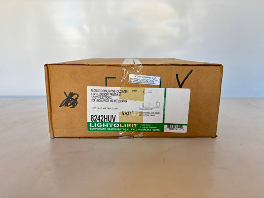 Lightolier 8242HUV 8-3/4" Recessed Vandal-Resistant Frame-In Kit 120/277V