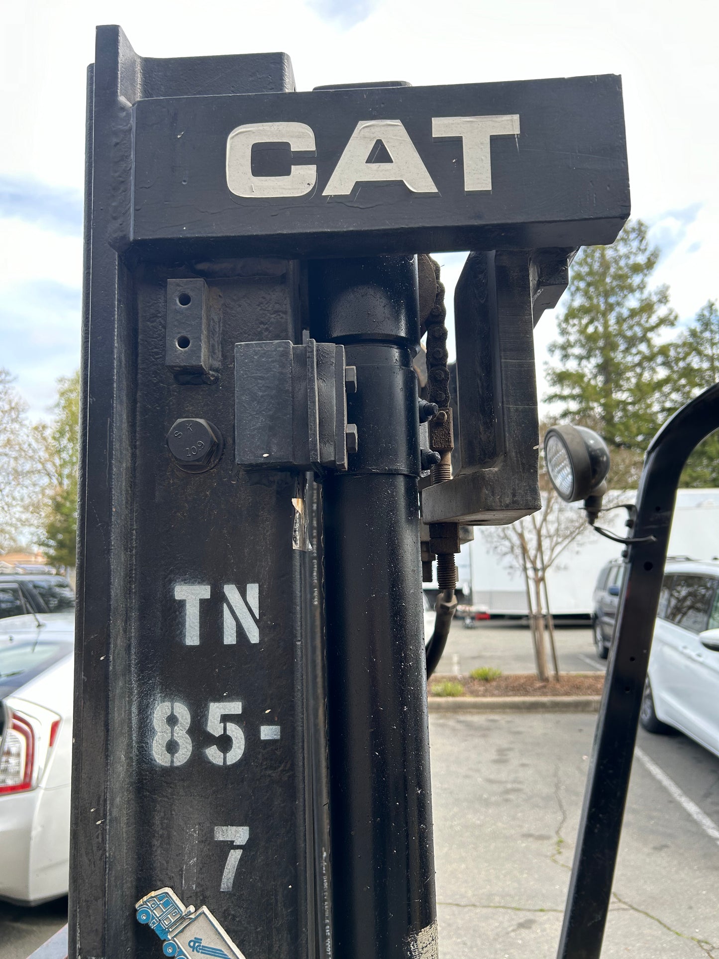 Caterpillar 1990 T40D Forklifts LIFTING Equipment Cap 5100 lbs Atch 10.75FT High