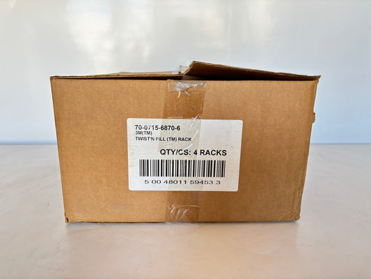 4PK 3M IMP-817 Twist-N-Fill Rack for 6 One-Gallon Chemical Bottles
