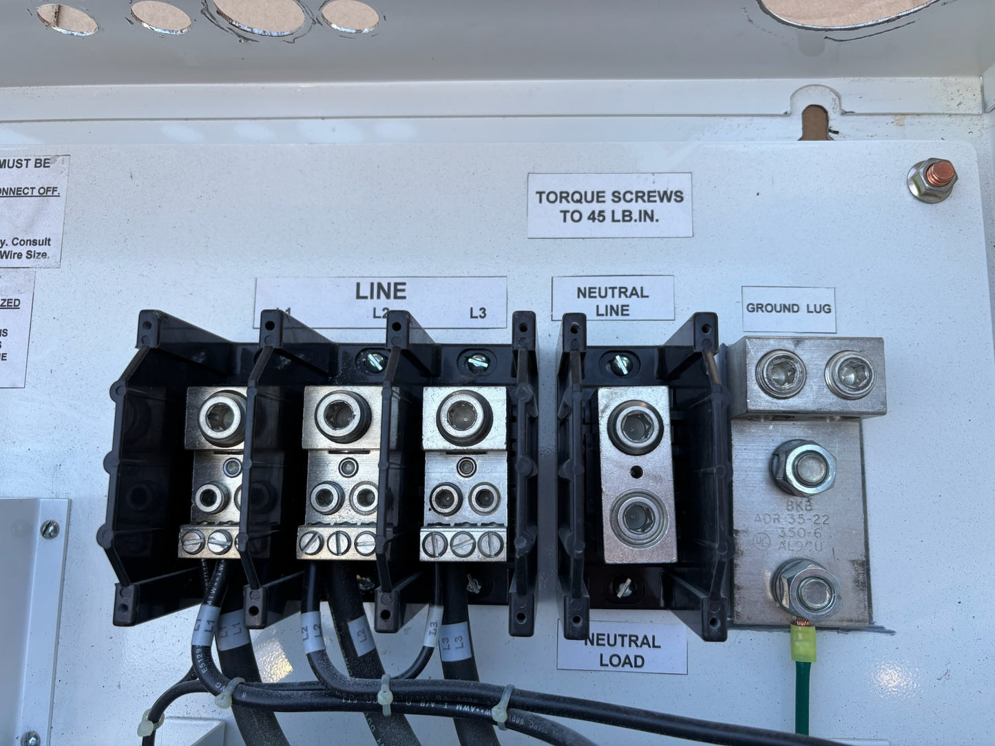 GE General Electrics E4502K Medical System Main Disconnect Panel 480V