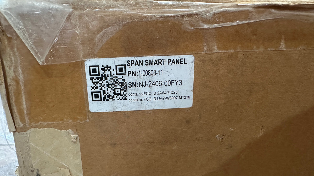 SPAN Smart Electrical Panel 1-00800-11  120/240V 32 Circuit Main Box