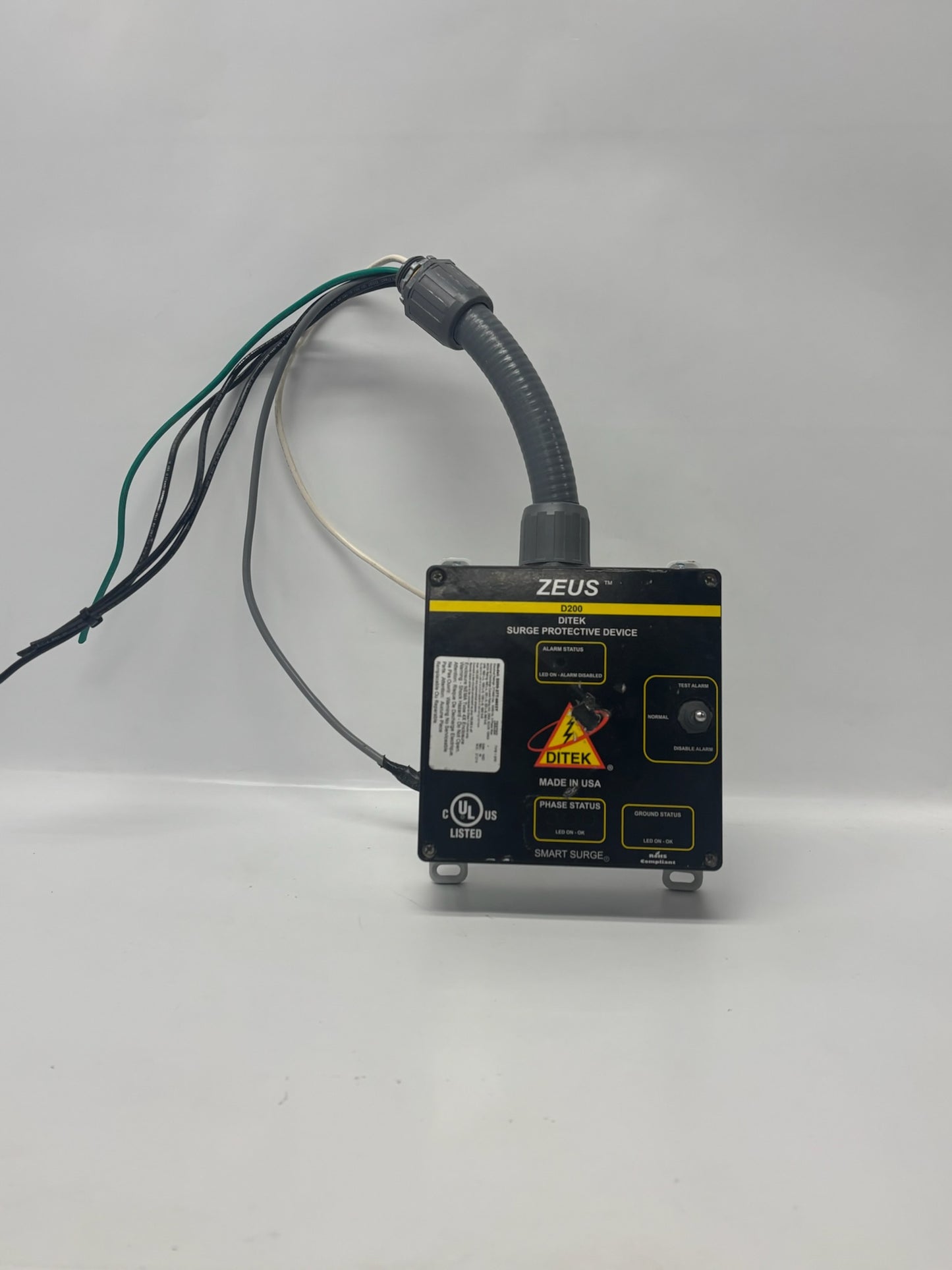 DITEK ZEUS D200 Industrial Surge Protective Device, 200kA, 120/208V 3-Phase