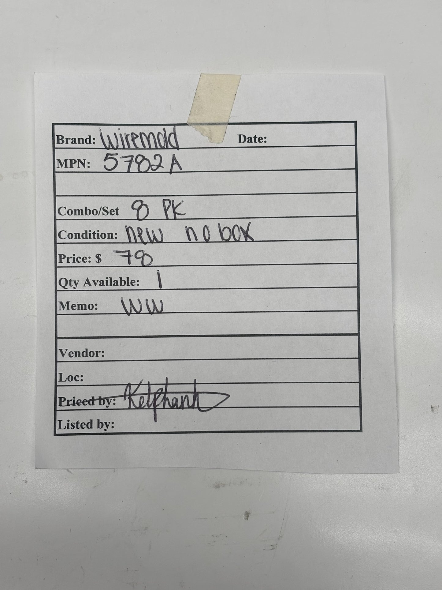 8 PK Wiremold 5782A 3/4" Conduit Connectors for 500/700 Raceway Systems