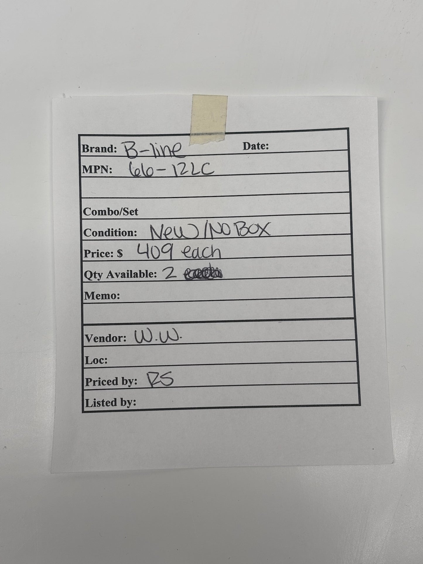 B-Line 66-12LC 6x6 NEMA 12 Lay-In Wireway Closure Plate