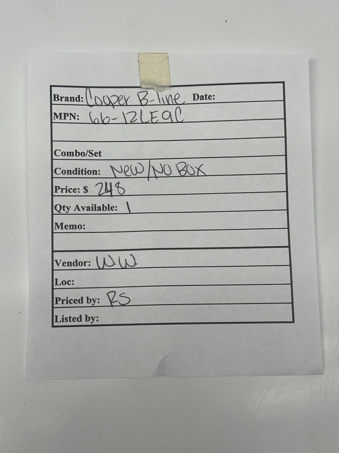 B-Line 66-12LE9C 6x6 NEMA 12 Lay-In Wireway 90° Outside-Opening Elbow