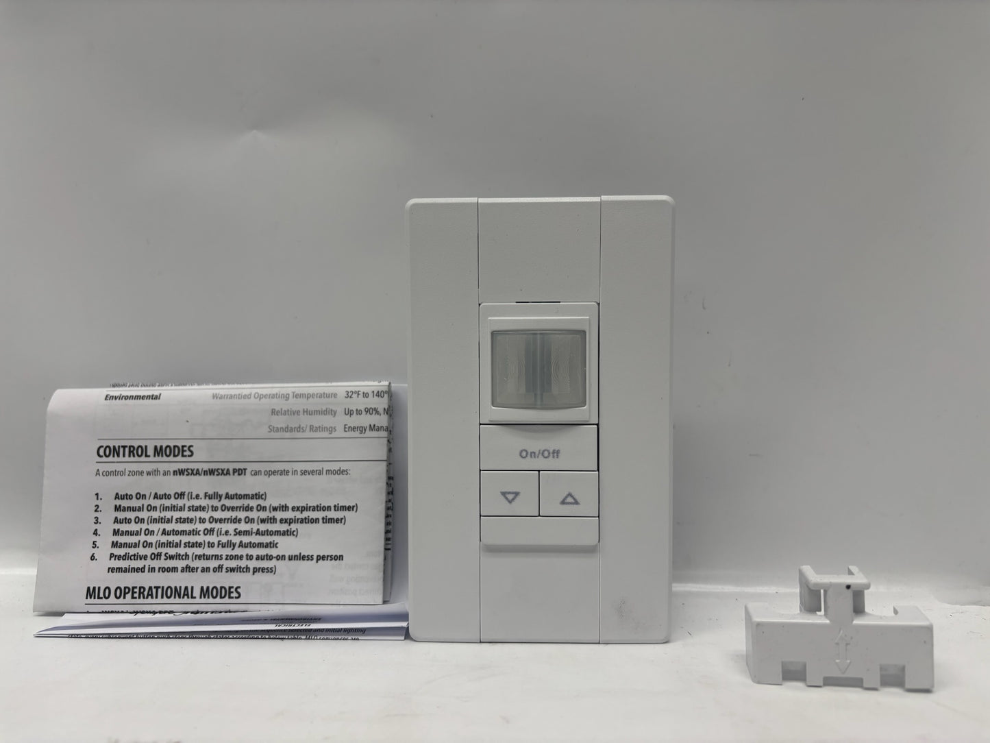 Acuity Controls NWSXA-LV-DX-WH Low Voltage Wall Sensory Switch