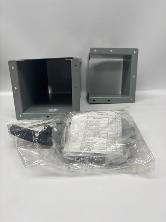 Open Box B-Line 66-12LCF 6x6 NEMA 12 Lay-In Wireway Cut-Off Fitting