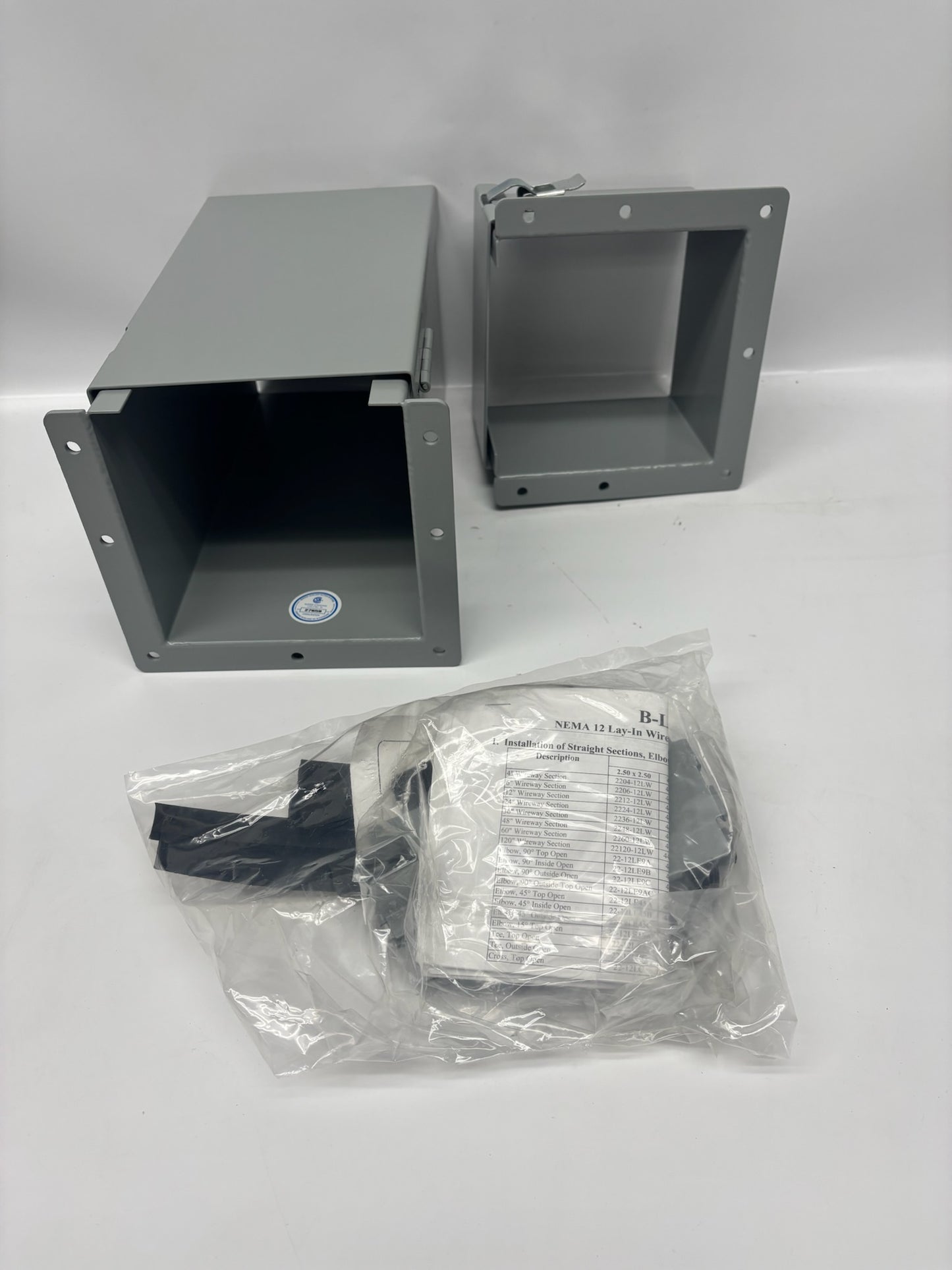 Open Box B-Line 66-12LCF 6x6 NEMA 12 Lay-In Wireway Cut-Off Fitting