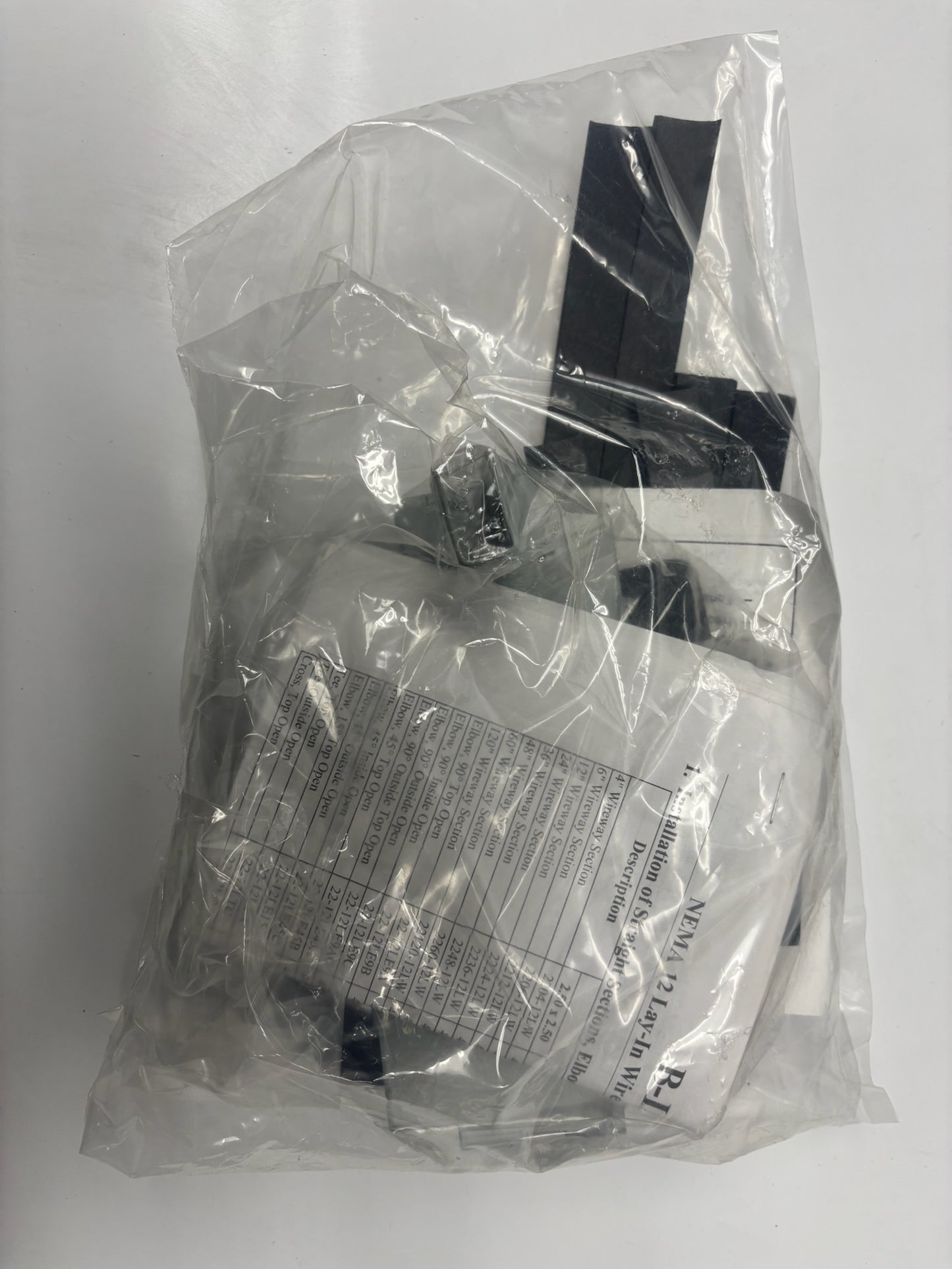 Open Box B-Line 66-12LCF 6x6 NEMA 12 Lay-In Wireway Cut-Off Fitting