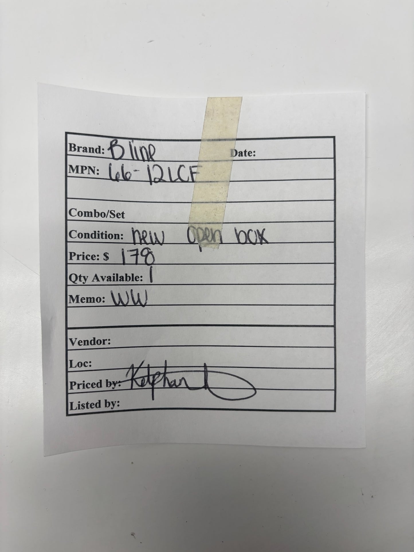 Open Box B-Line 66-12LCF 6x6 NEMA 12 Lay-In Wireway Cut-Off Fitting