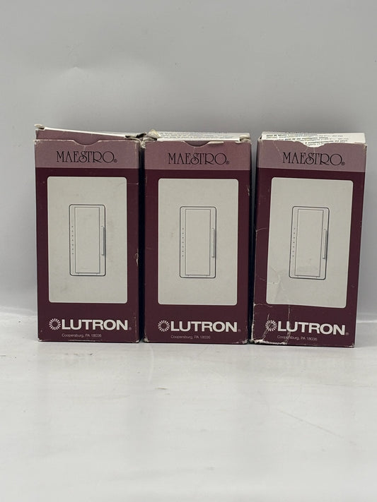 3PK Used Genuine Lutron MA-600-WH Multi-Location Dimmer 600W