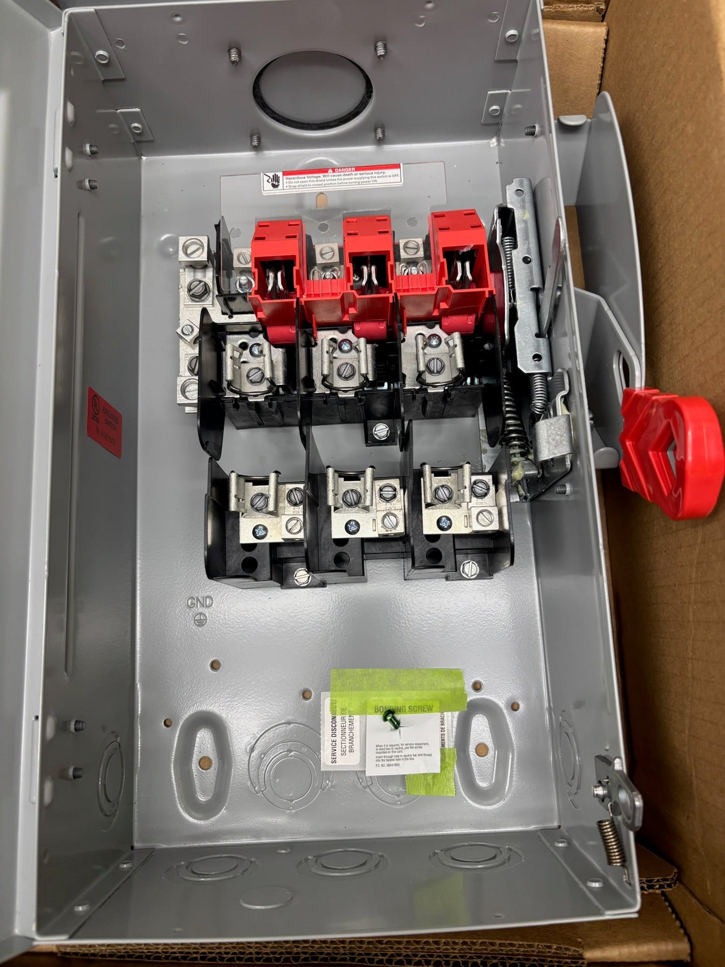 Siemens Type 3 HF322NR Heavy Duty Safety Switch 60A-240V-250VDC