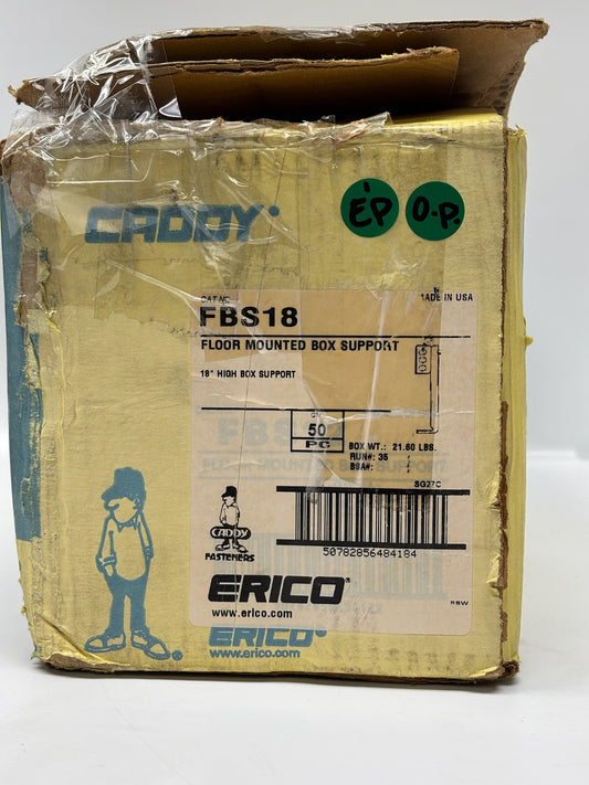 50PK nVent Caddy FBS18 Footed Box and Conduit Supports for Concrete Slabs