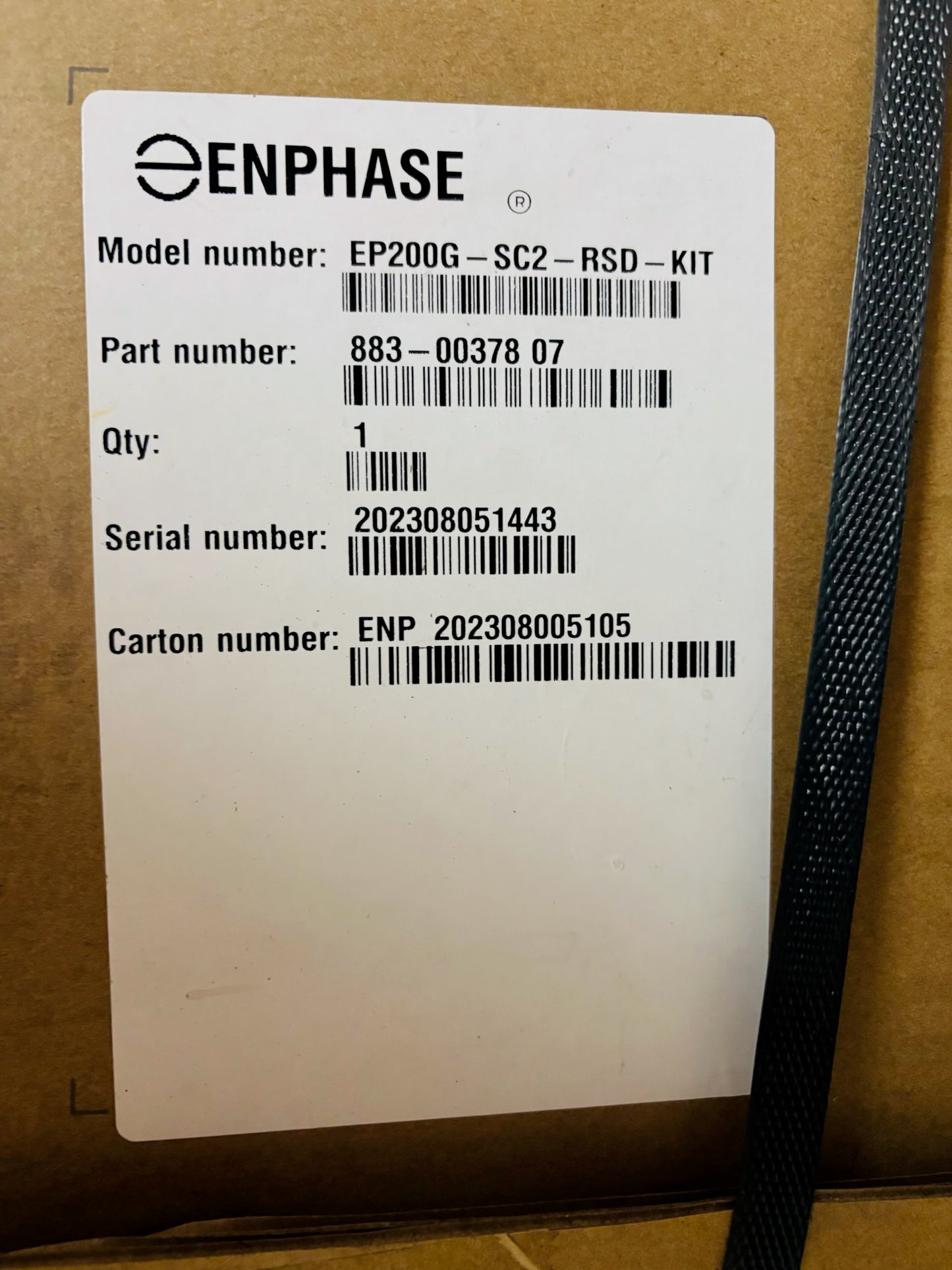 Enphase EP200G-SC2-RSD-KIT R2 for IQ8 Solar and Storage Systems