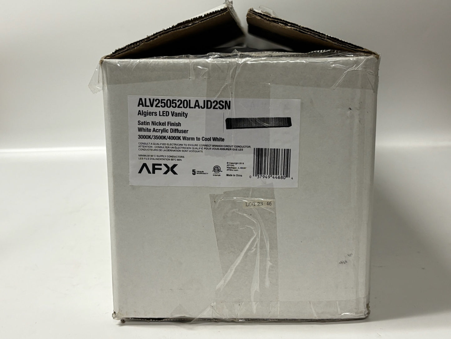 AFX ALV250520LAJD2SN 25 Inch Algiers LED Bathroom Vanity Satin Finish