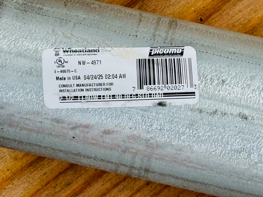 5 Pk Wheatland NW-4971 2-1/2" Standard Radius EMT Elbow (Local Pick Up)