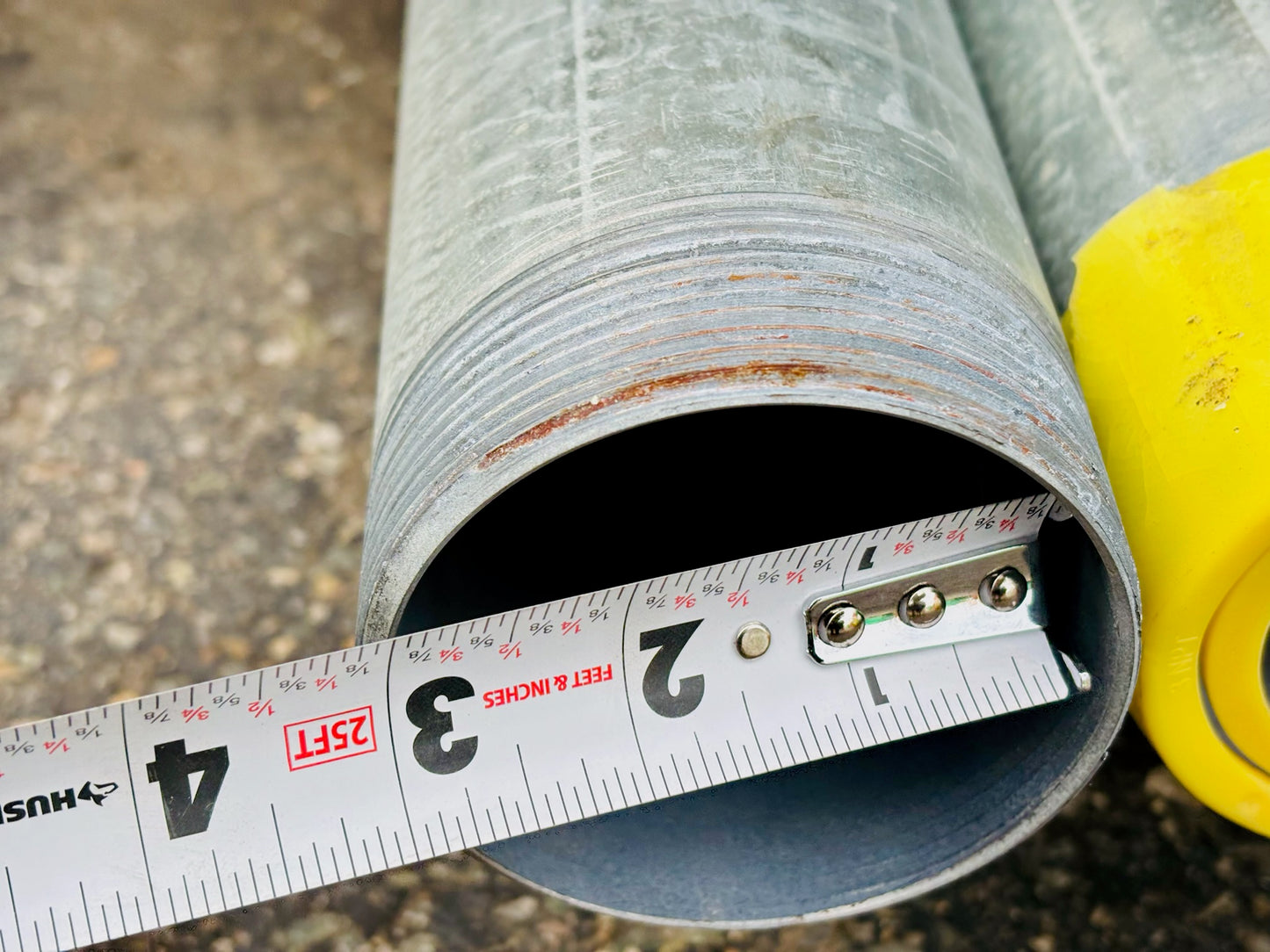 4 Pk WL 3XA7 3 in. x 10 ft EMT Conduit Tubing, Galvanized Steel (Local Pick Up)