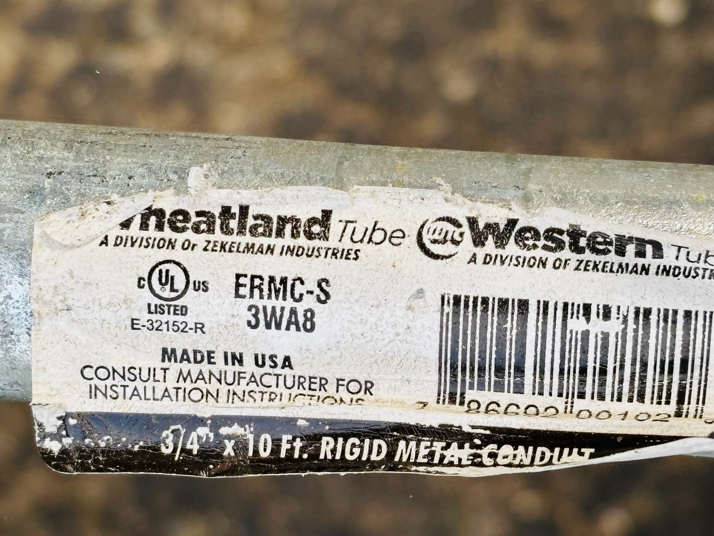 5 Pk Wheatland ERMC-S 3 in. Rigid Metal Conduit Coupling, WA8 Finish