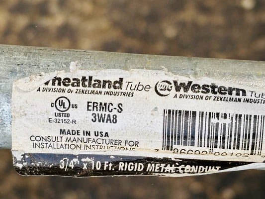 5 Pk Wheatland ERMC-S 3 in. Rigid Metal Conduit Coupling, WA8 Finish