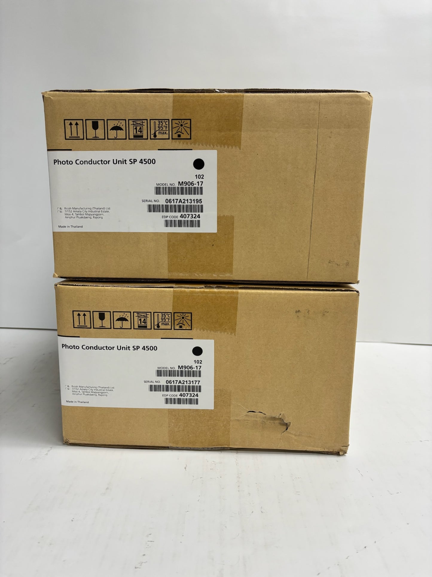 2 New Genuine Ricoh SP4500, SP4510 Photo Conductor Unit M906-17, 407324