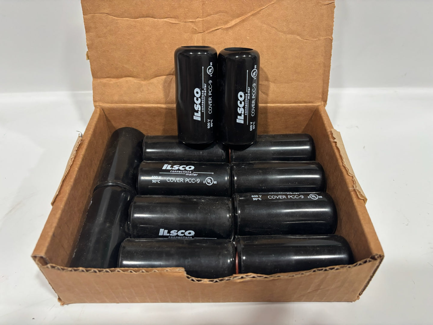 12 PK ILSCO ACMN‑250 Aluminum/Copper Dual‑Rated Compression Pigtail Adapter