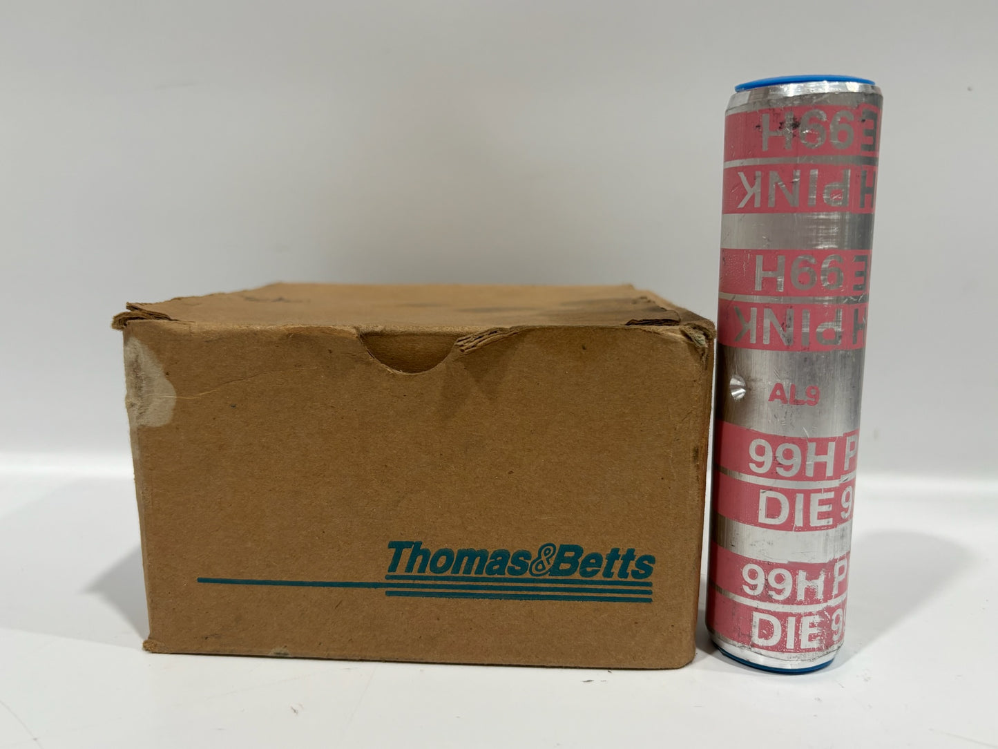 5 PK Thomas & Betts 60571  Aluminum Splice Connector, Die Code 99, Pink