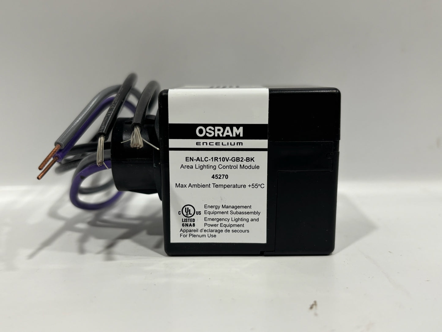 2 PC Osram Encelium EN-ALC-1R10V-GB2-BK Area Lighting Controller, 0-10V Dimming