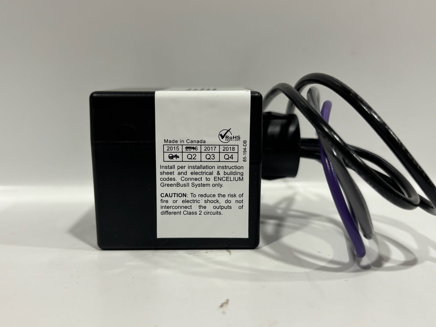 2 PC Osram Encelium EN-ALC-1R10V-GB2-BK Area Lighting Controller, 0-10V Dimming