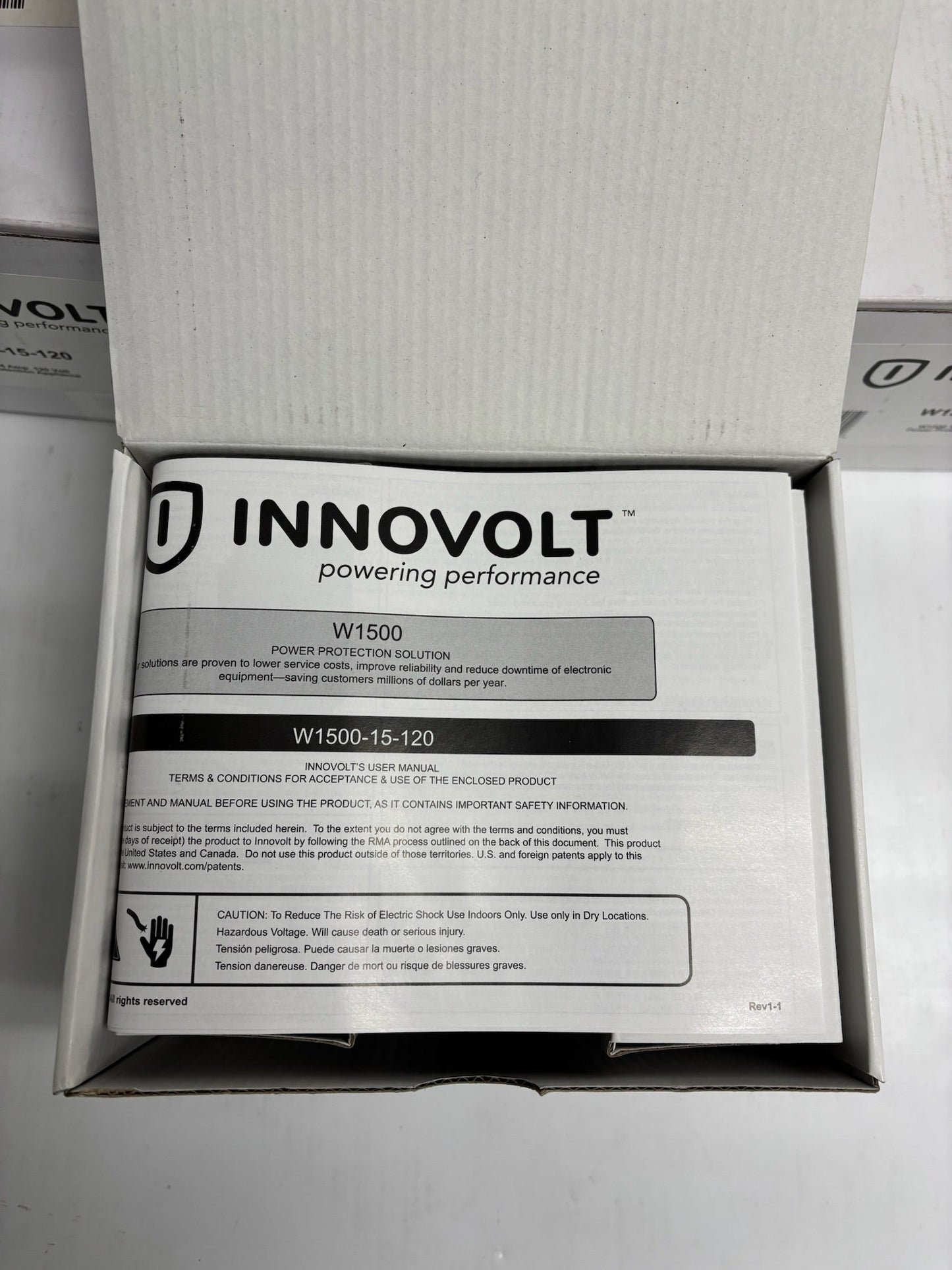 3PK New Innovolt Power Protection Appliance W1500 14 amp 120 Volt, W1500-15-120