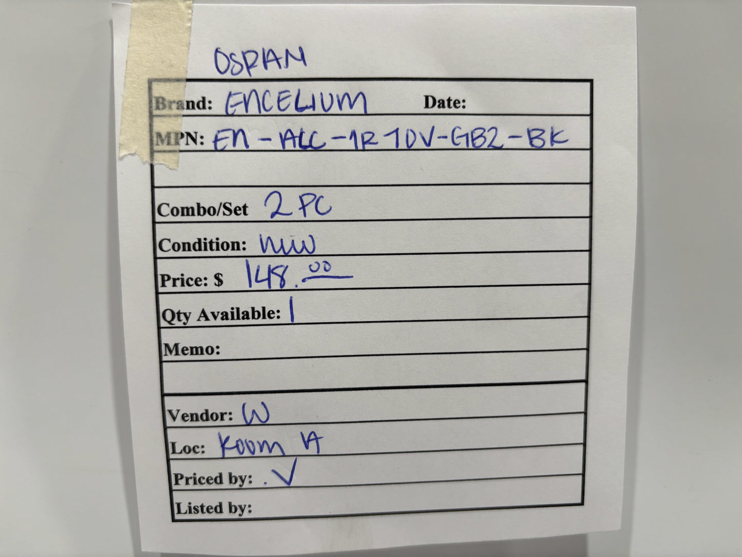 2 PC Osram Encelium EN-ALC-1R10V-GB2-BK Area Lighting Controller, 0-10V Dimming