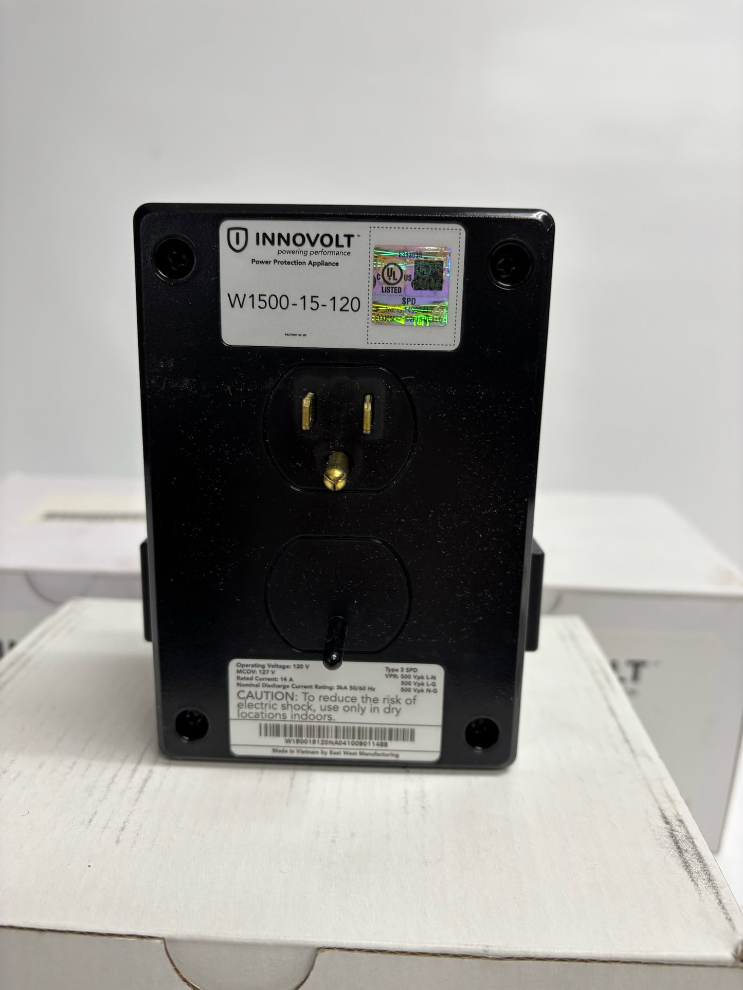 3PK New Innovolt Power Protection Appliance W1500 14 amp 120 Volt, W1500-15-120