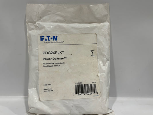 Eaton PDG2XPLKT Padlock Hasp Kit for Power Defense PD2 Frame 2 Breakers