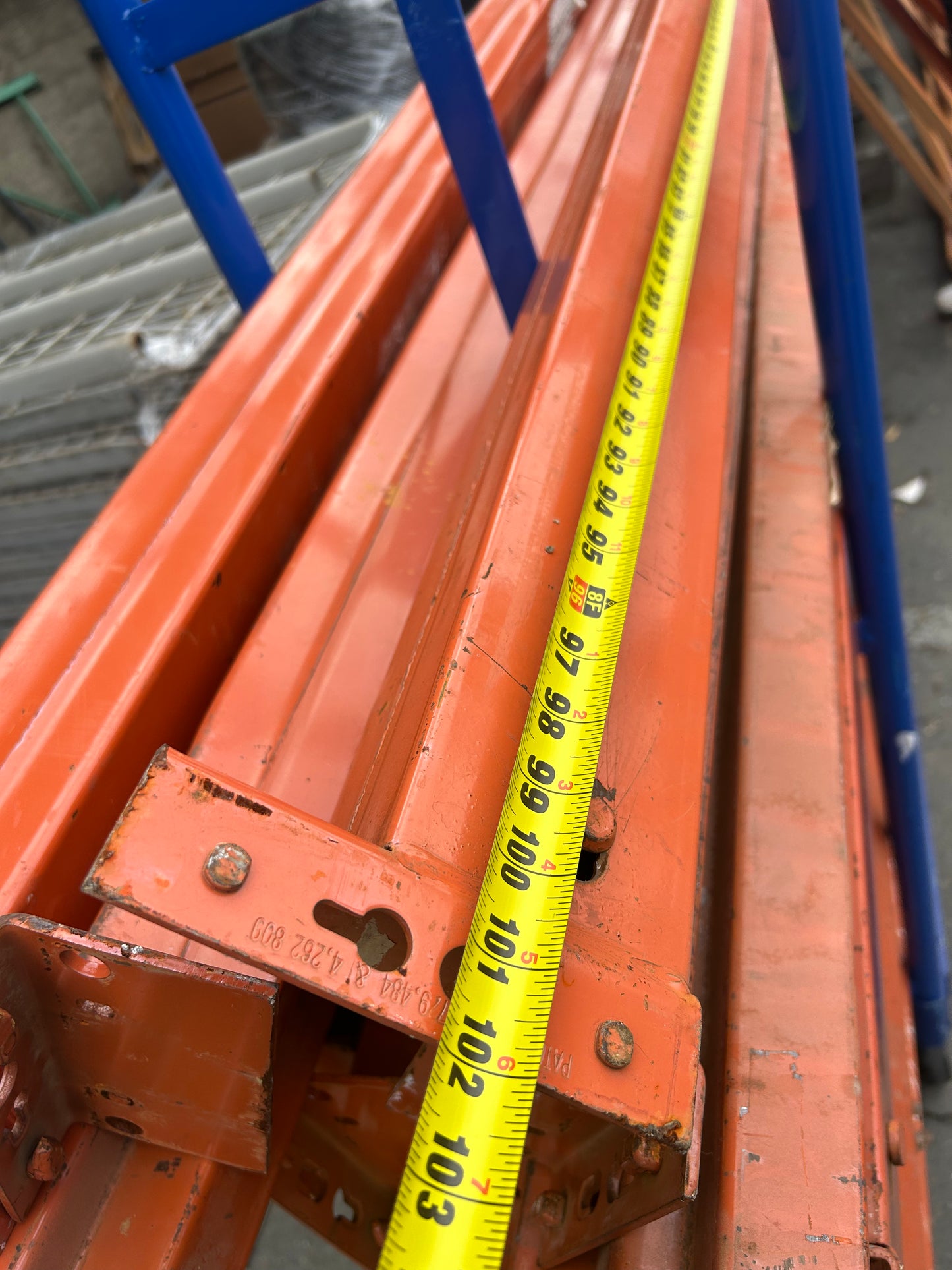 PALLET RACKING 16ft Tall 34ft Wide and 3.5ft depth in good condition