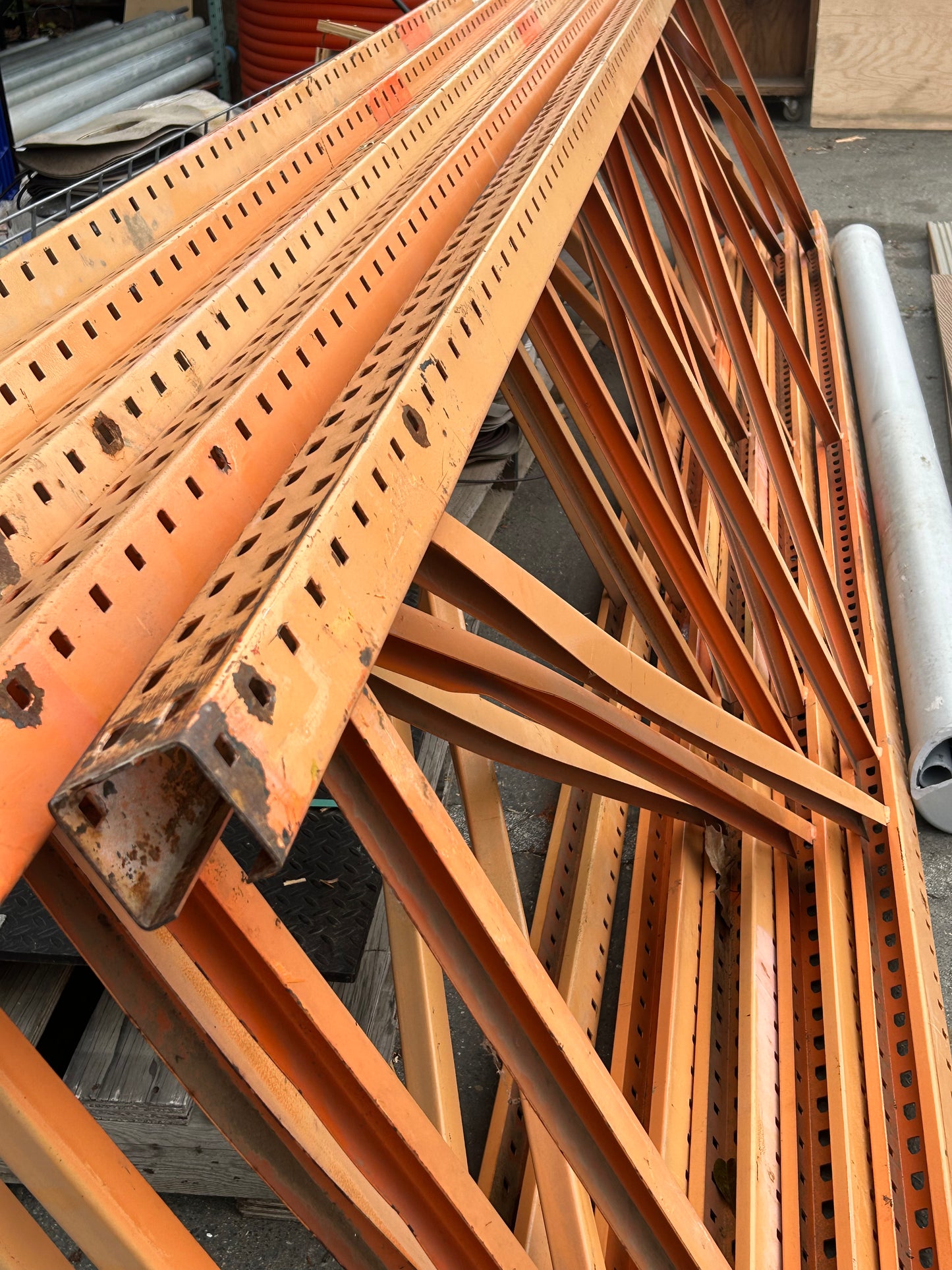 PALLET RACKING 16ft Tall 34ft Wide and 3.5ft depth in good condition