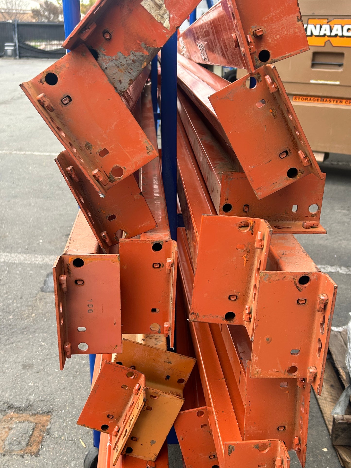PALLET RACKING 16ft Tall 34ft Wide and 3.5ft depth in good condition