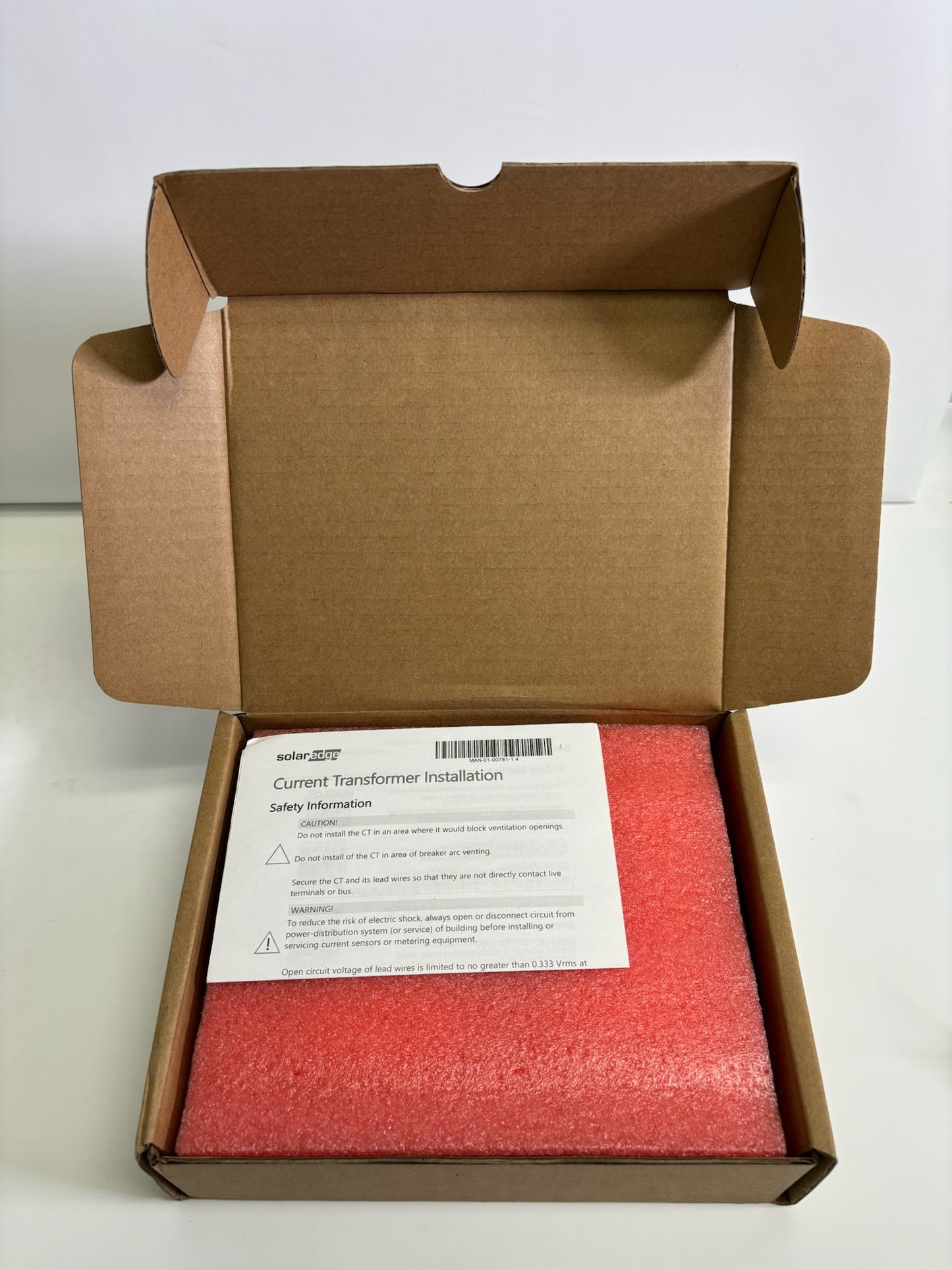 Pack of 2 New SolarEdge SECT-SPL-225A-T-20-1 Split-Core Current Transformer